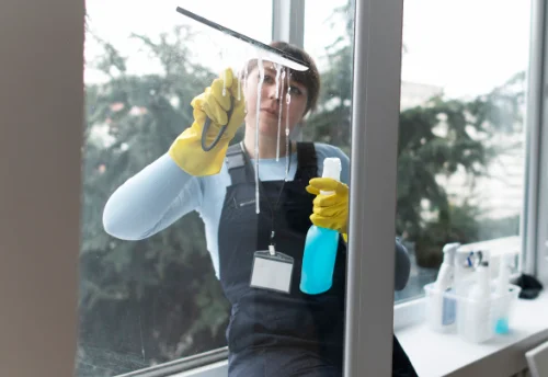 Nettoyage de vitres intérieures et extérieures à Dommartin-le-Franc